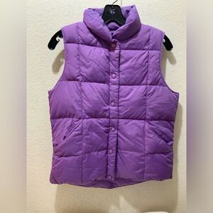 New Lands End Women’s down blend puffer vest size small 6/8